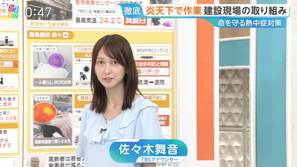 【画像】今日の佐々木舞音さん　8.13