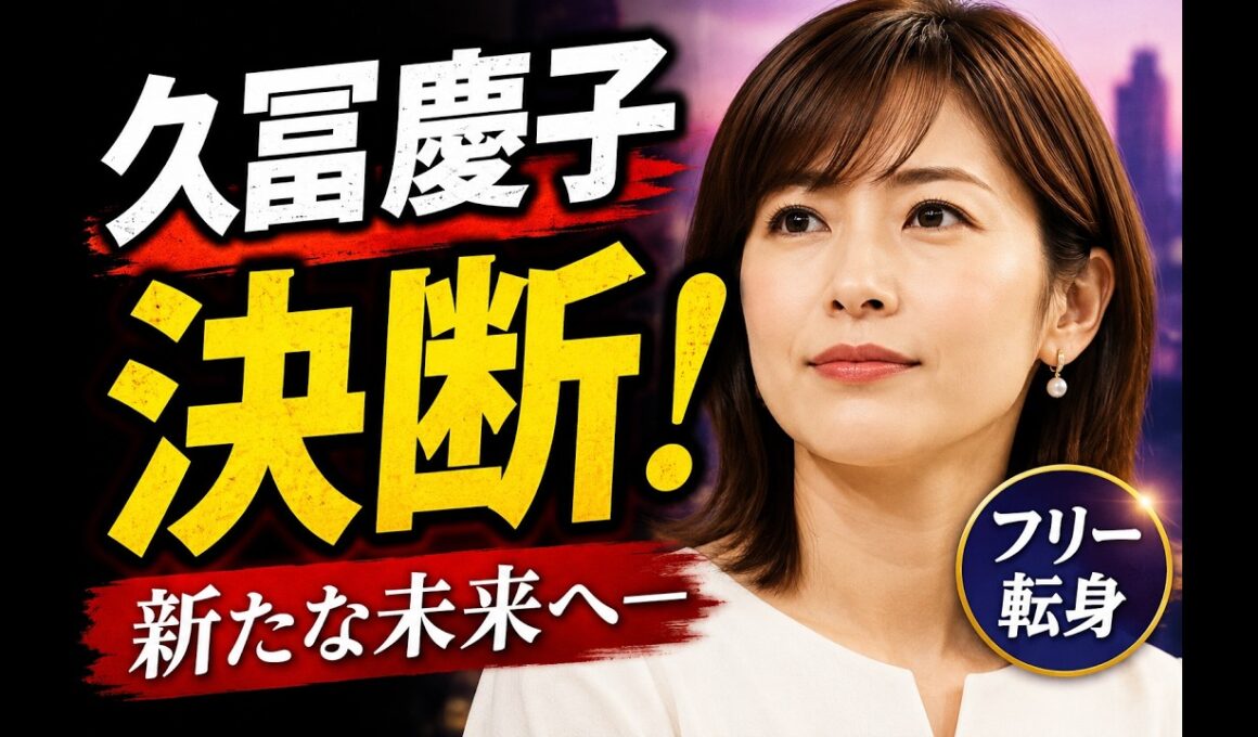 久冨慶子アナ退社｜人気アナ続々フリー転身、その理由とは？｜ライフスタイル変化と新たな挑戦 #久冨慶子 #女子アナ #アナウンサー