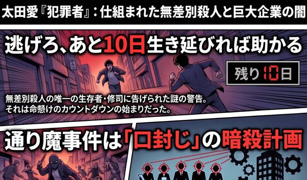 #太田愛「犯罪者」:逃げろ、あと10日生き延びれば助かる