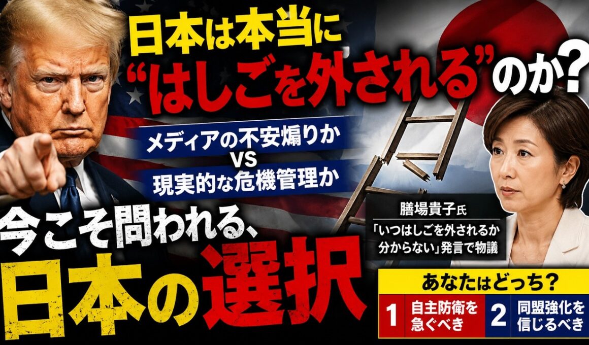 トランプで日本は“はしご外し”されるのか？膳場貴子発言が物議…今問われる自主防衛