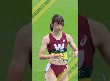【準決選手紹介】サングラスをしていない時 2024年全カレ女子200m準決勝2組 #shorts