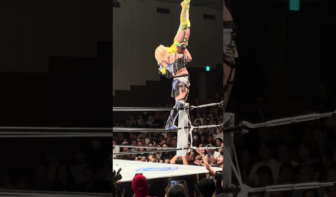 HANAKOが滞空時間の長い雪崩式ブレーンバスターでスターライト・キッドを投げ飛ばす スターダム「5★STAR GP 2026」2026年8月18日