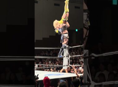 HANAKOが滞空時間の長い雪崩式ブレーンバスターでスターライト・キッドを投げ飛ばす スターダム「5★STAR GP 2026」2026年8月18日