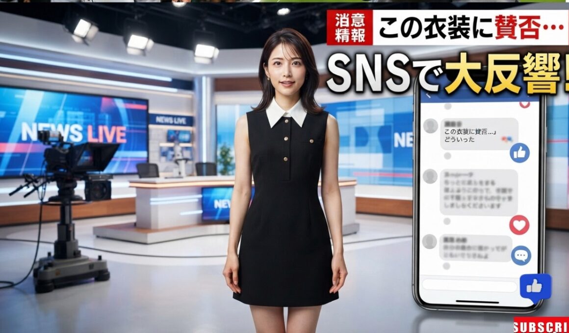【話題】堤礼実アナの“ミニ丈衣装”に賛否！ニュース番組出演スタイルがSNSで大反響