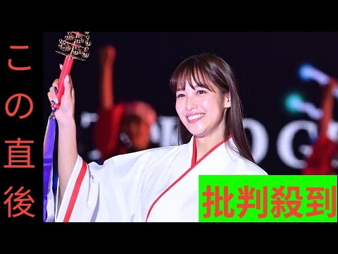 鷲見玲奈アナ「初めて娘と」花火大会で親子浴衣ショット！「素敵すぎ」「ちびちゃん」「真剣に見てる」