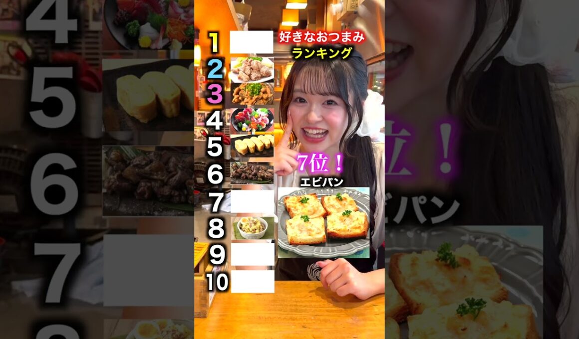 【ガチランキング】アイドルが居酒屋の人気メニュー10品を格付け