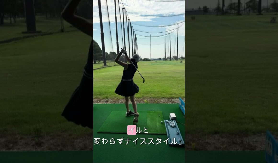 【美女アナ美脚ミニスカゴルフコーデ】清潔感あふれるゴルフスタイル🌟