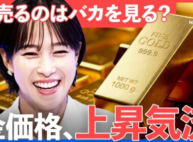 あなたは金融リテラシーある？歴史から見る、金価格の下げ幅の特徴とは【NewsPicks/鷲見玲奈/池水雄一/アーロン・チャン/ステート・ストリート/金投資/ETF/資産運用/NISA】