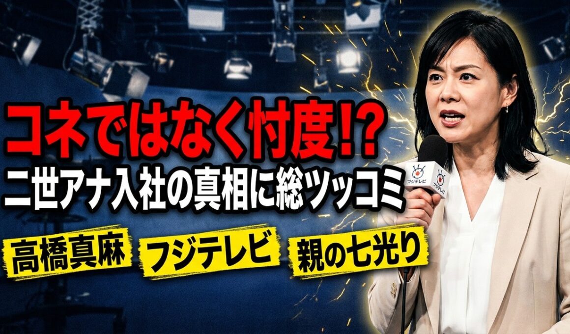 高橋真麻が明かしたフジテレビ入社の真相「コネではなく忖度」発言にネット民騒然！二世アナの闇と実力を徹底解剖