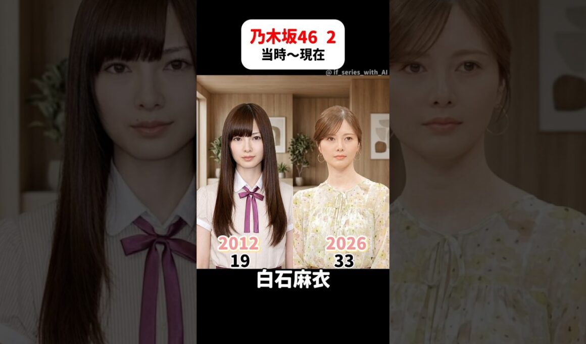 乃木坂46【当時〜現在】 #乃木坂46 #白石麻衣 #高山一実 #斎藤ちはる #桜井玲香 #中元日芽香 #西野七瀬 #アイドル