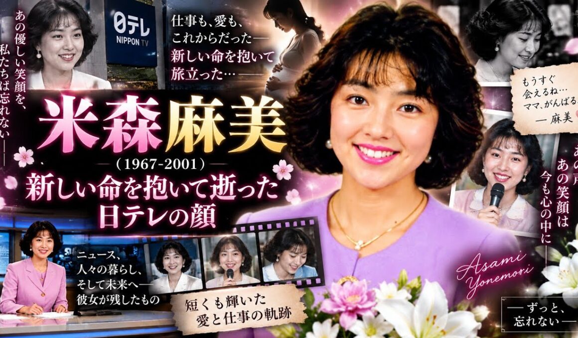 米森麻美｜2001年9月16日ご逝去｜享年34歳｜日テレの顔として歩んだ生涯
