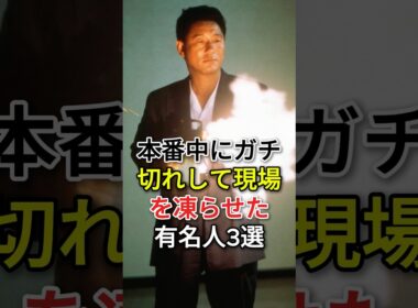 本番中にガチ切れして現場を凍らせた有名人3選#北野武 #立川志らく #fyp #芸能人