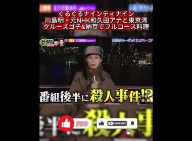 【ぐるナイ】東京湾クルーズゴチ！川島明＆和久田麻由子とミステリー＆納豆フルコース