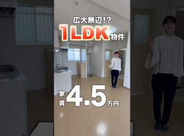 【家賃4.5万円で1LDKに住めます..!!】内装もお洒落で設備も充実！一人暮らし・同棲にオススメな1LDK物件をご紹介♪