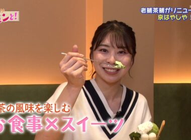お茶の風味を楽しむ お食事×スイーツ／おでかけキュンと！