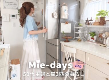 294.今週は朝4時起き｜焦らないための前日の過ごし方【50代主婦と猫3匹の暮らし】猫に癒されながら家を整える