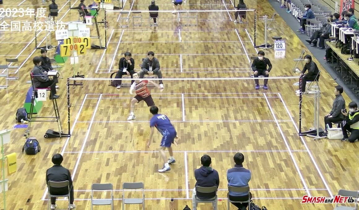 澤田修志(埼玉栄)vs 川野寿真(ふたば未来学園) 男子Ｓ準決勝【高校選抜2023年度】