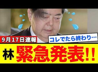 【大爆笑】林芳正氏にまさかの展開ｗｗが突然“重大発表”…その直後、突きつけられた答えがエグい麻生･石破・岸田が動き状況一変へ【解説・見解】