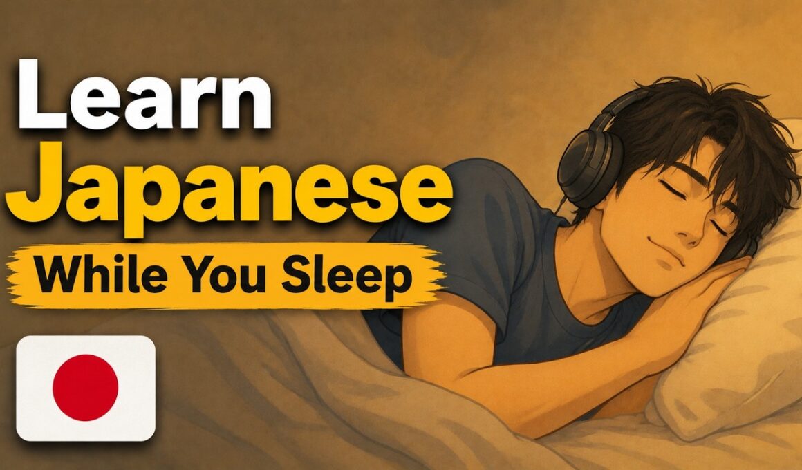 Learn Japanese While You Sleep | How to learn Japanese effectively: 7 Days in a New Town (N5–N4)