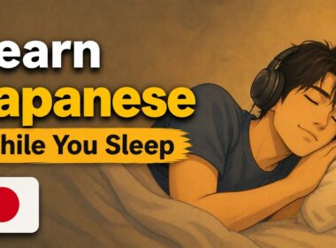 Learn Japanese While You Sleep | How to learn Japanese effectively: 7 Days in a New Town (N5–N4)