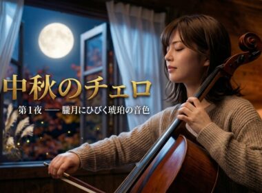 【秋の夜、女子大生がチェロで月を奏でる】🌕 中秋のチェロ — 朧月にひびく琥珀の音色 第1夜｜漆原澪｜Orito 織音