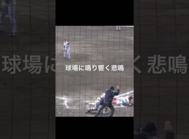 悲鳴！広島・羽月隆太郎　頭部死球で交代…    2軍練習試合　巨人vs広島　#巨人 #読売ジャイアンツ #広島  #広島カープ #プロ野球