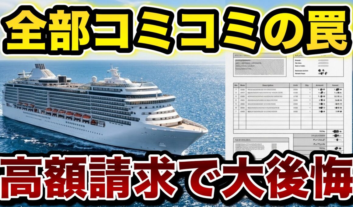【費用大公開】クルーズ旅行の隠れ費用！MSCベリッシマとダイヤモンドプリンセスの明細公開
