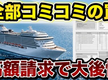 【費用大公開】クルーズ旅行の隠れ費用！MSCベリッシマとダイヤモンドプリンセスの明細公開