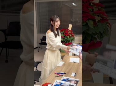 お渡し会を行いましたー！みなさんと初めて直接お話できてとっても感激！！🥹　ありがとございました！✨