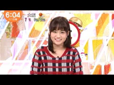 お天気キャスター篠原梨菜　めざましどようび2018