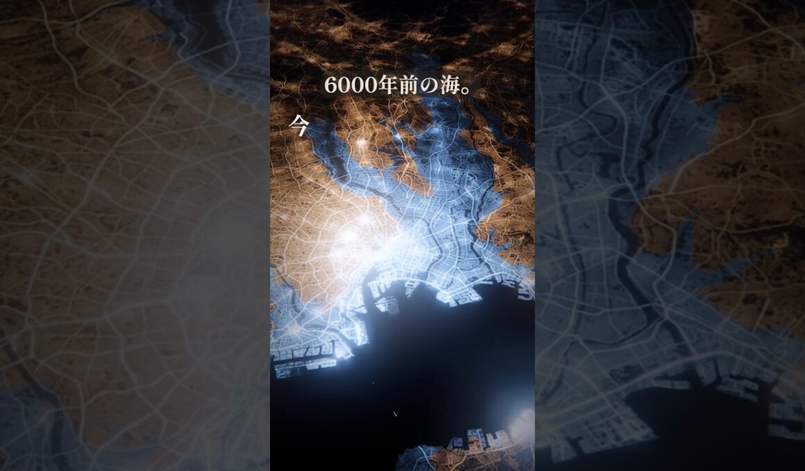 6000年前、東京は海だった #なんおぼ地図