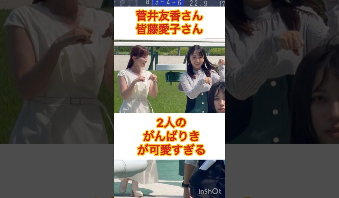 【神コラボ】菅井友香×皆藤愛子「がんばりき」ポーズが可愛すぎるｗｗ　#shorts #short #菅井友香  #皆藤愛子