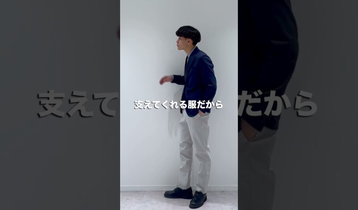 【オンスタイル】GLOBAL WORKのまちがいないオフィスコーデ👔#セットアップ#着用モデル#俳優#毎日投稿