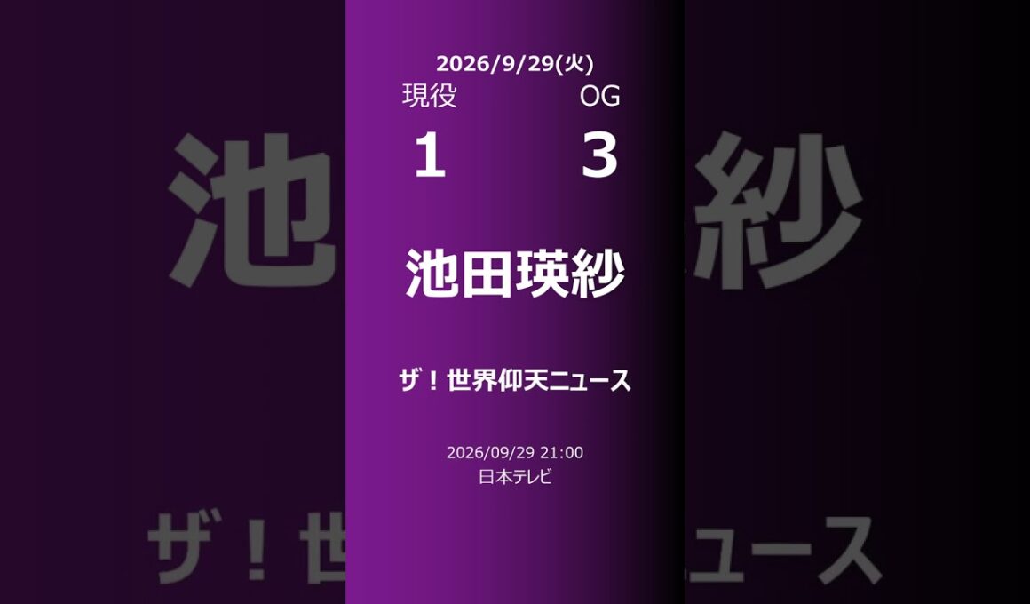 【明日の乃木坂】現役・OG 2026/09/29 #shorts #乃木坂46 【番組出演】