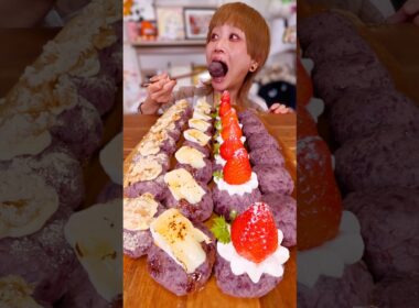 北陸のエモいソウルフード全部食べる所見てて？ #おはぎのマリちゃん #大食い #ロシアン佐藤