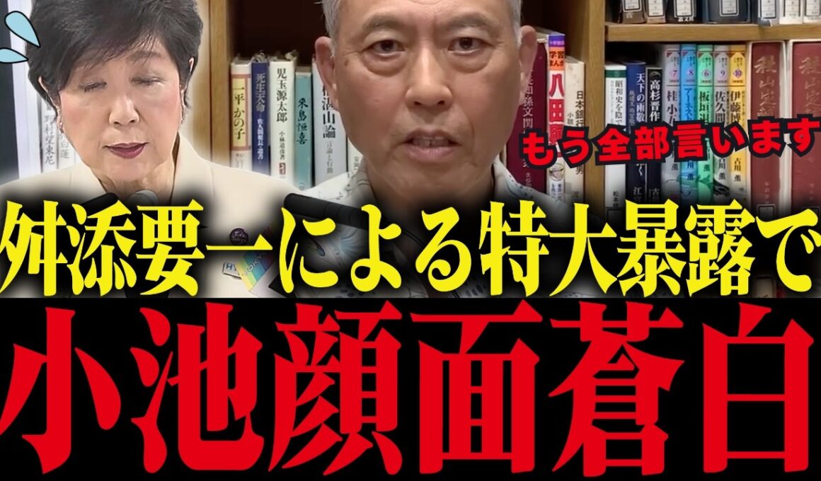 【小池百合子】舛添要一が小池のヤバすぎる秘密を暴露！信じられない事態です...【さとうさおり 小池都知事 都議会 カイロ大学 学歴詐称疑惑】