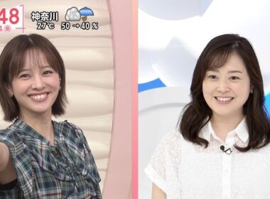 【画像】今日の河出奈都美さんと田﨑さくらさん　9.4