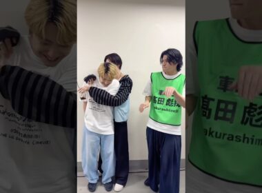 #sakurashimeji さんと！💚ありがとうございました！ #田中雅功 さん #髙田彪我 さん#ICEx  #千田波空斗