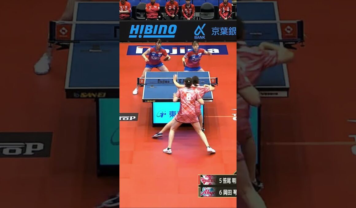 #笹尾明日香 #麻生麗名 照井雄太が選ぶスーパープレー「バックフリック」 日本生命レッドエルフ vs 木下アビエル神奈川 ノジマTリーグ12月21日(日)バルドラール浦安アリーナ【卓球 Tリーグ公式】
