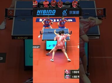 #笹尾明日香 #麻生麗名 照井雄太が選ぶスーパープレー「バックフリック」 日本生命レッドエルフ vs 木下アビエル神奈川 ノジマTリーグ12月21日(日)バルドラール浦安アリーナ【卓球 Tリーグ公式】
