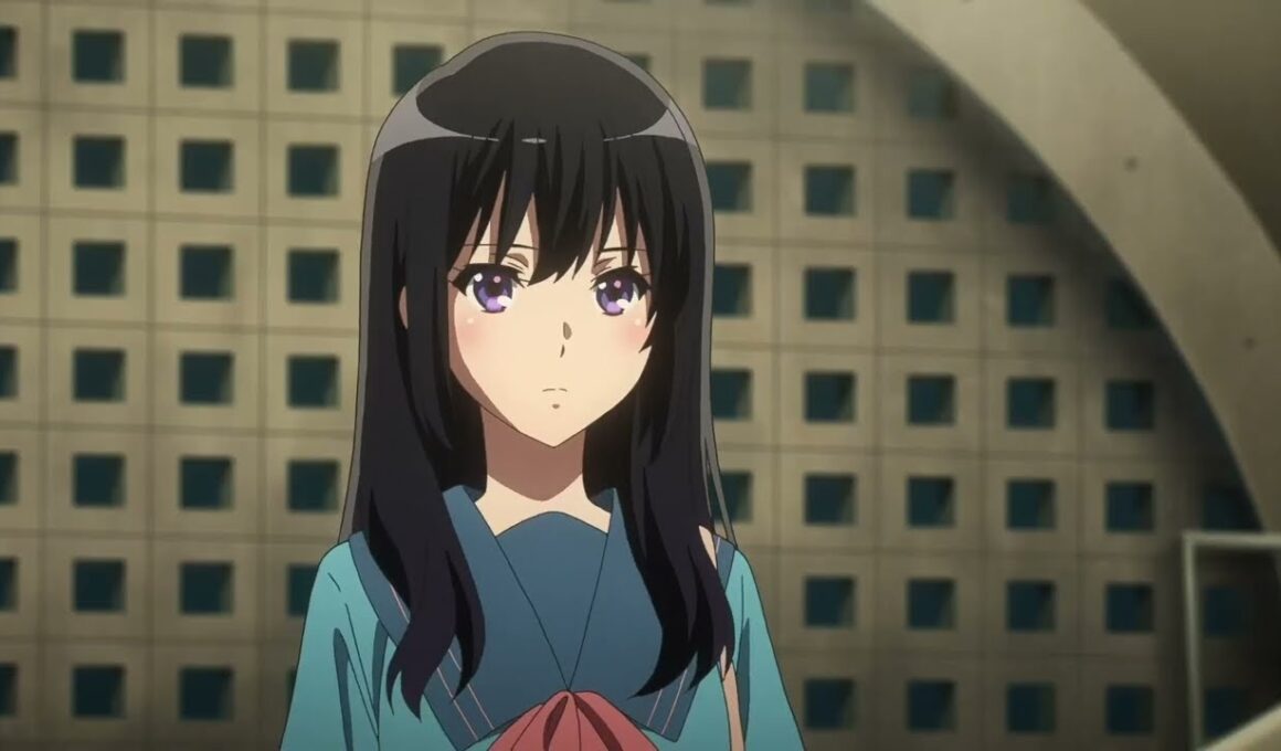 Kumiko and Reina hugged after they fought  久美子とレイナがけんかした後に抱き合った. 『響け！ユーフォニアム3』Sound! Euphonium 3