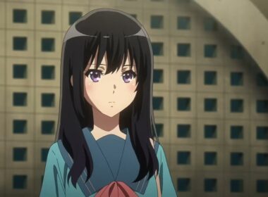 Kumiko and Reina hugged after they fought  久美子とレイナがけんかした後に抱き合った. 『響け！ユーフォニアム3』Sound! Euphonium 3