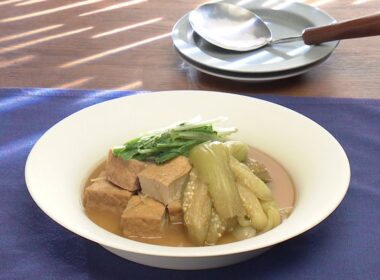 【3分クッキング公式】なすと厚揚げのしょうが煮
