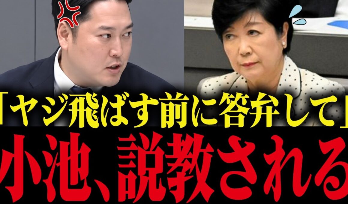 【小池百合子】都議会で若手議員か小池を公開説教...!!大恥をかく小池...【さとうさおり 小池都知事 都議会 カイロ大学】