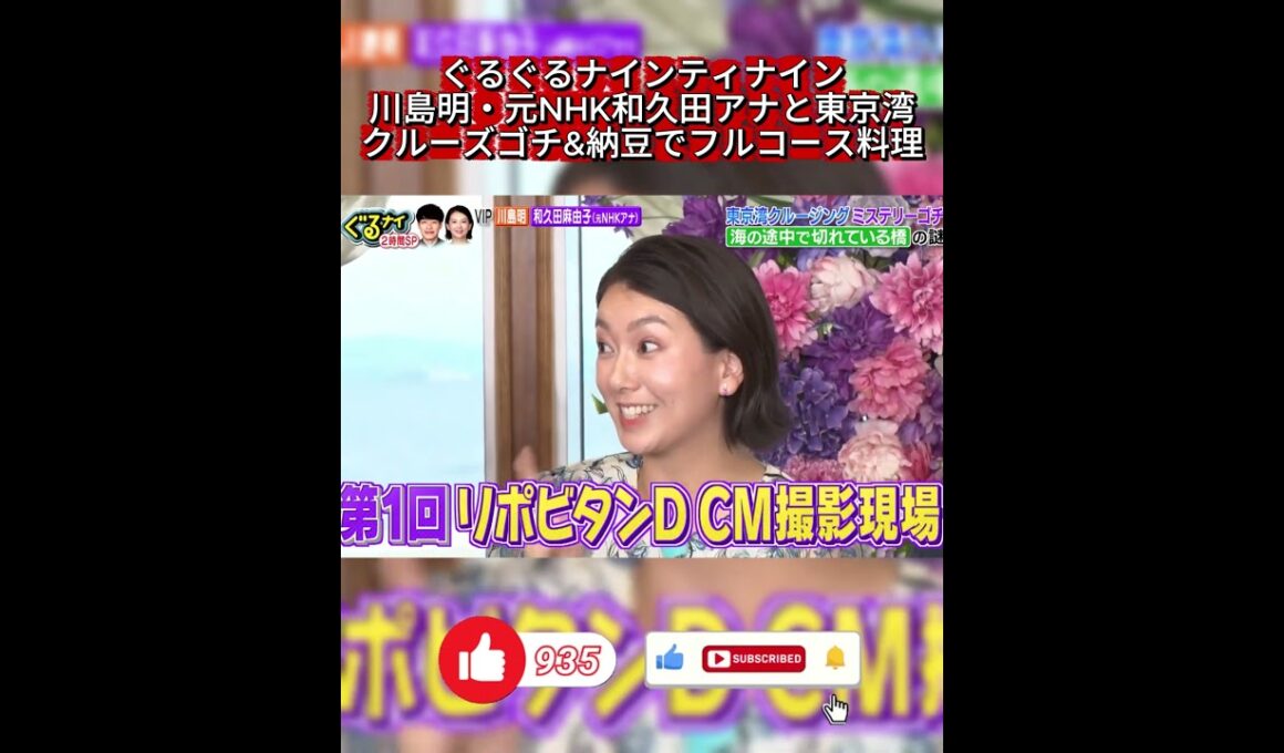 【ぐるナイ】元NHK和久田アナの意外な一面！川島明と爆笑ボケ連発の神回