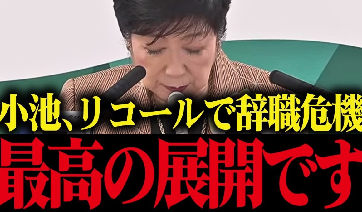 【小池百合子】署名〇筆集まれば小池辞職確定…クビが現実的になり小池震え上がる【さとうさおり 小池都知事 都議会 カイロ大学 学歴詐称疑惑】