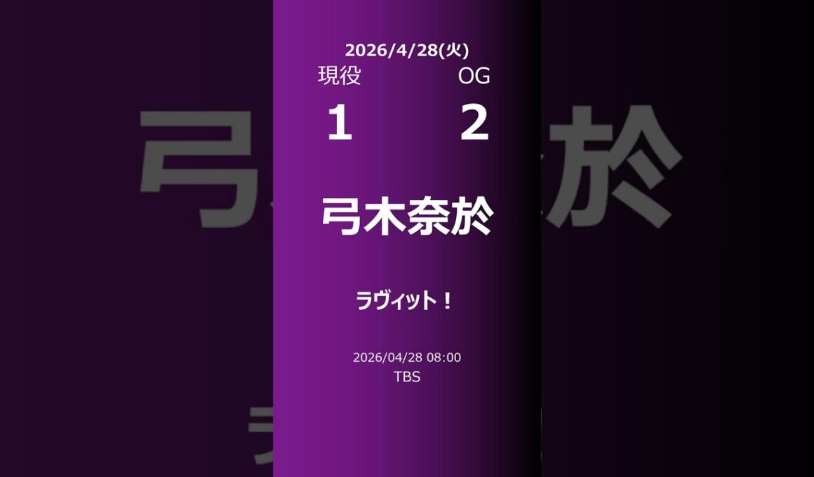 【明日の乃木坂】現役・OG 2026/04/28 #shorts #乃木坂46 【番組出演】