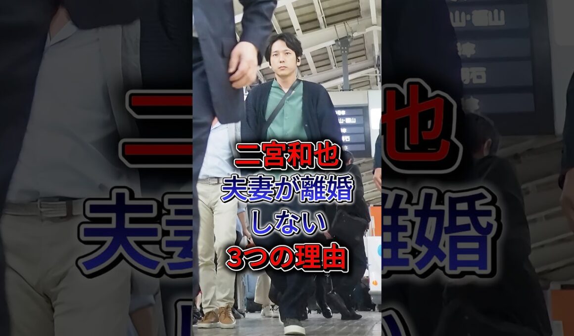 二宮和也夫妻が離婚しない3つの理由 #二宮和也 #伊藤綾子