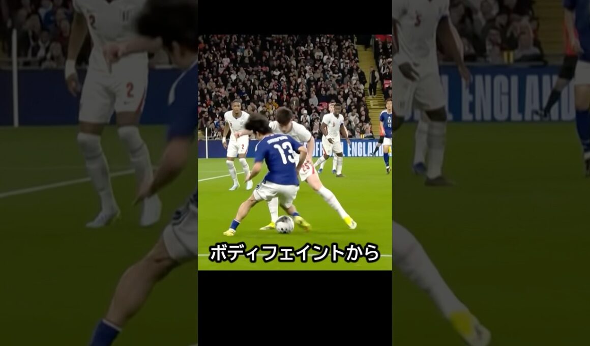 スピードカウンター！サッカー日本代表がイングランド相手に三笘、上田、鎌田の動きから中村敬斗の技あり技術で圧倒した日！ #サッカー