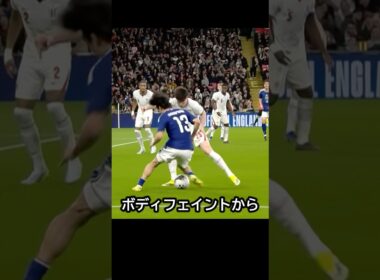 スピードカウンター！サッカー日本代表がイングランド相手に三笘、上田、鎌田の動きから中村敬斗の技あり技術で圧倒した日！ #サッカー